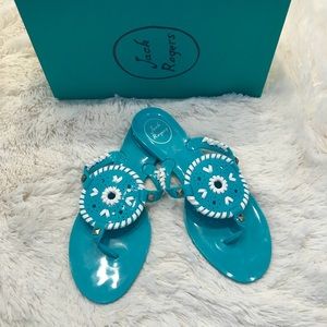 Jack Rogers Georgica Jelly in Turquoise